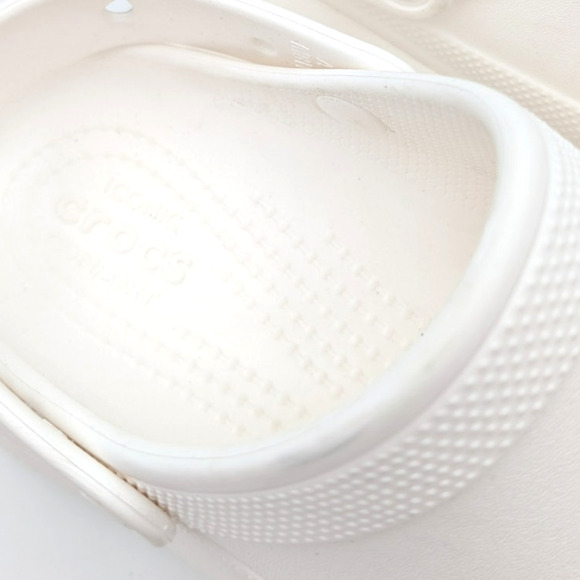 Crocs MEGA CRUSH CLOGS WHITE High Heel Platform Men's size US8 WOMEN'S US10 - Picture 14 of 14